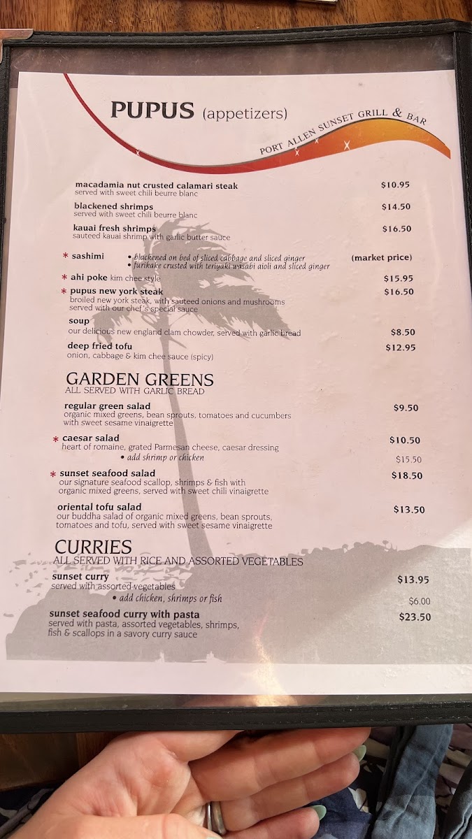 Port Allen Sunset Grill & Bar Menu - Image 5
